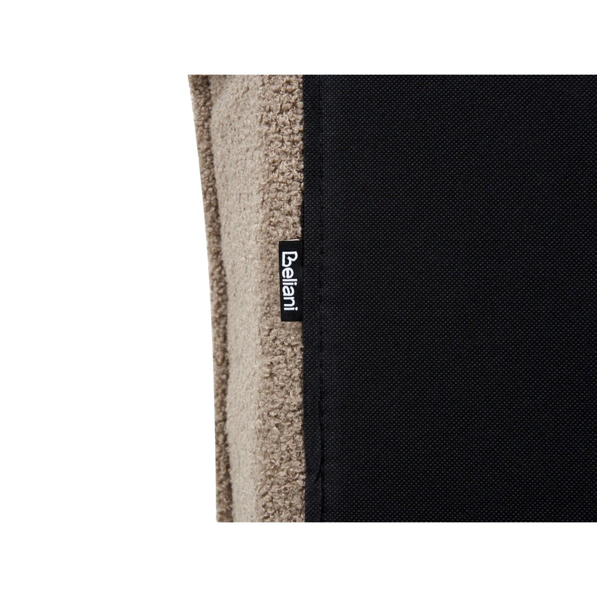 Łóżko Boucle VINAY 160 x 200 cm Beżowoszary