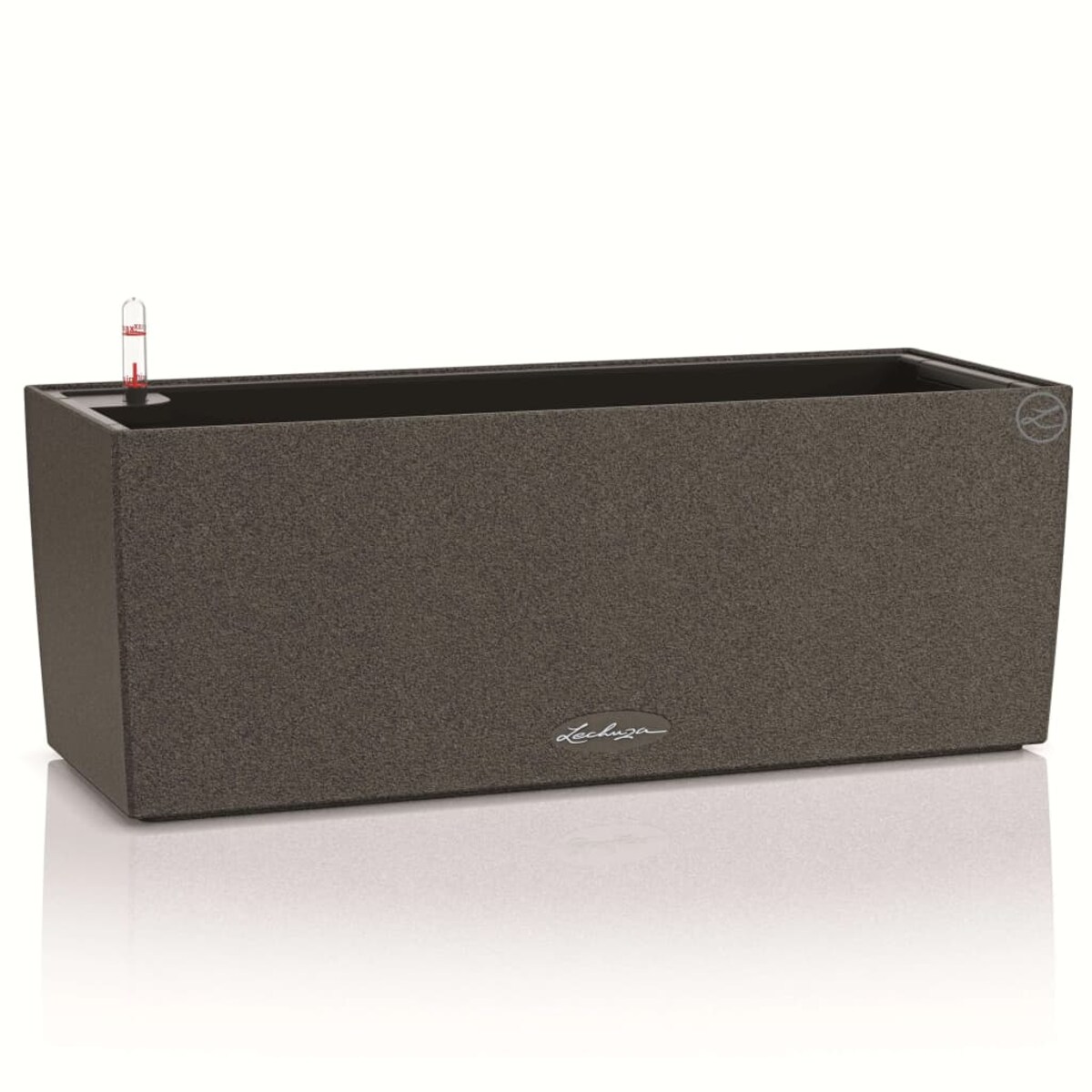 LECHUZA Donica BALCONERA Stone 50 ALL-IN-ONE, czarna