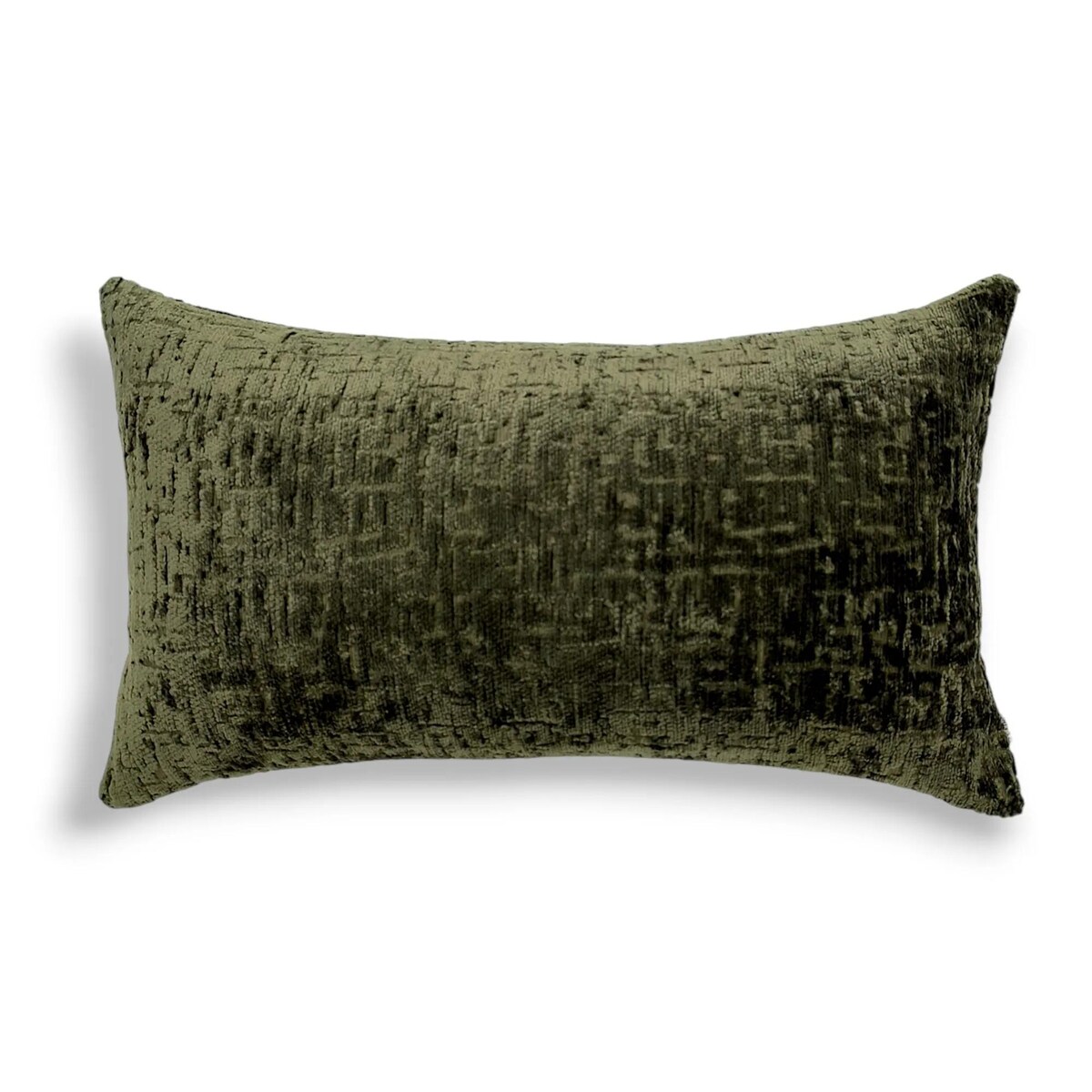 Ciemnozielona poduszka dekoracyjna 50x30 Bess - ciemna oliwka