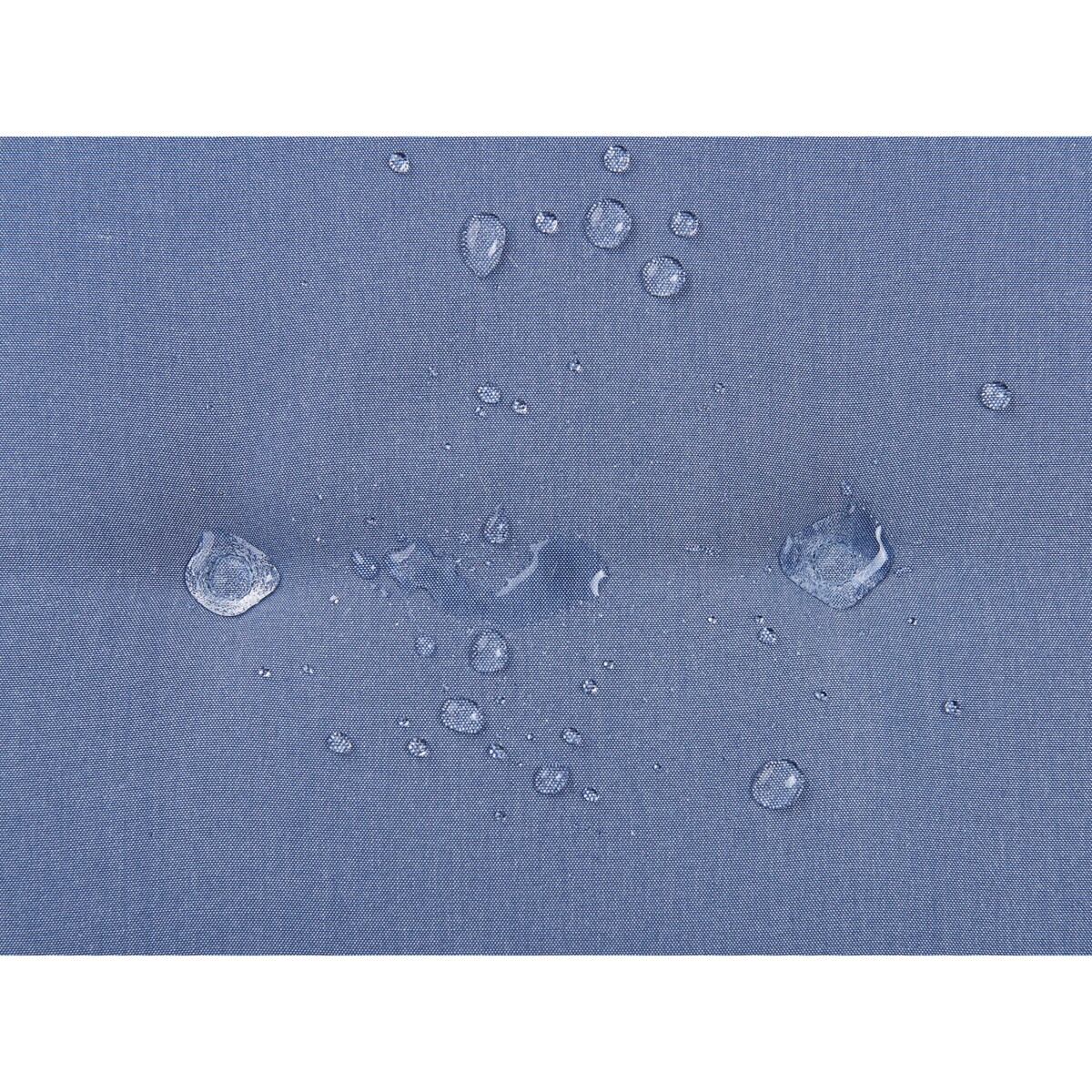 Zestaw 2 poduszek na krzesła ogrodowe niebieskie MAUI