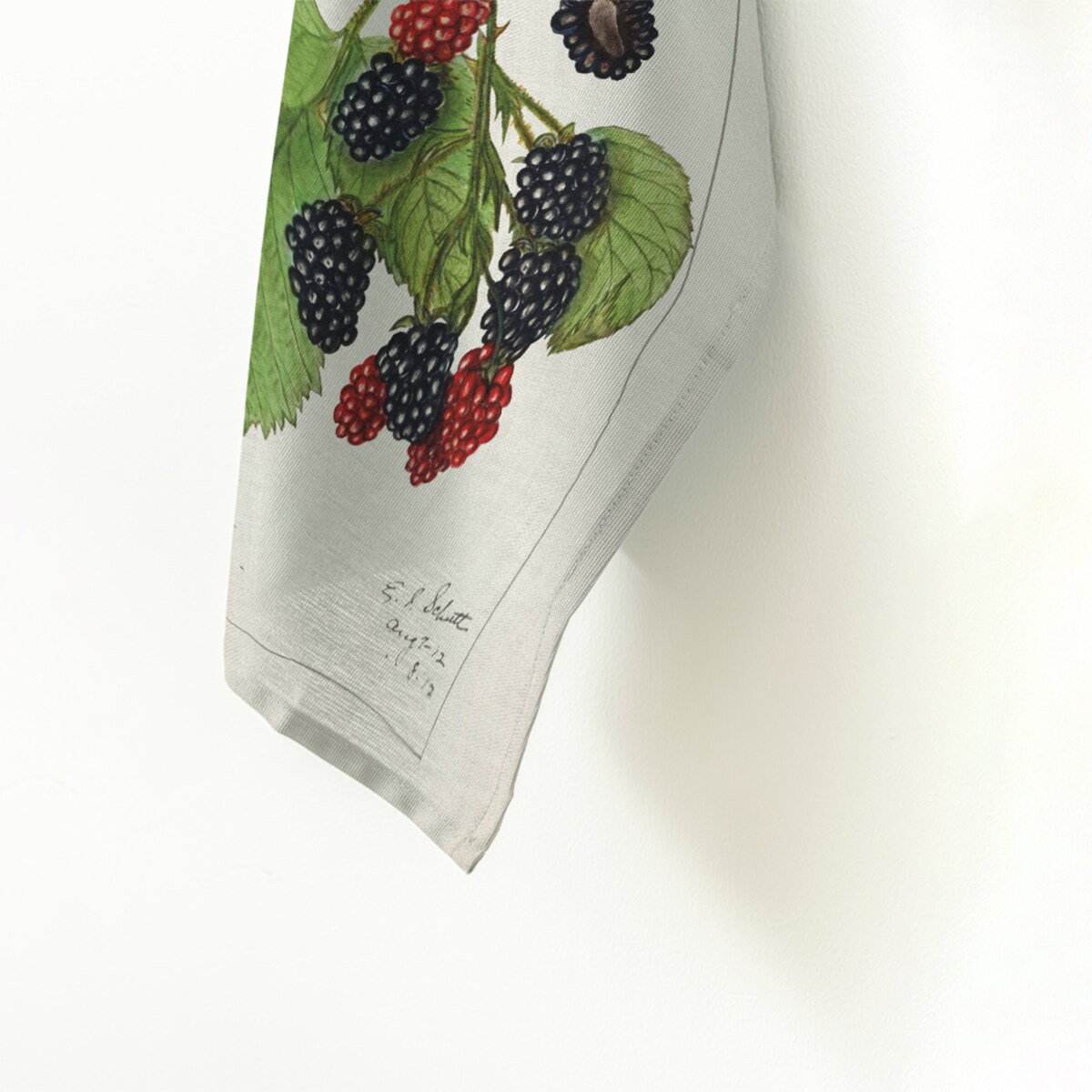 Lniana ścierka kuchenna - Jeżyny