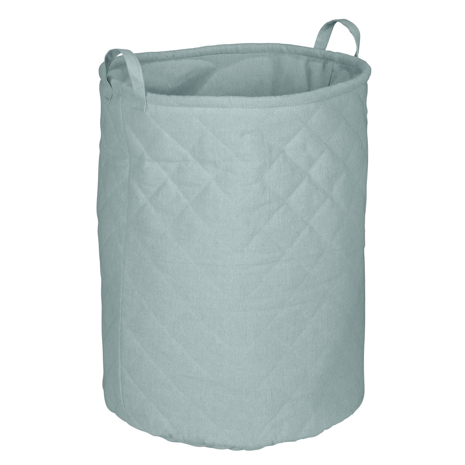 Kosz na pranie pikowany 54x40x40 cm TRAPUNTA miętowy