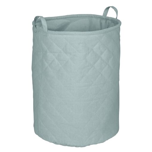 Kosz na pranie pikowany 54x40x40 cm TRAPUNTA miętowy