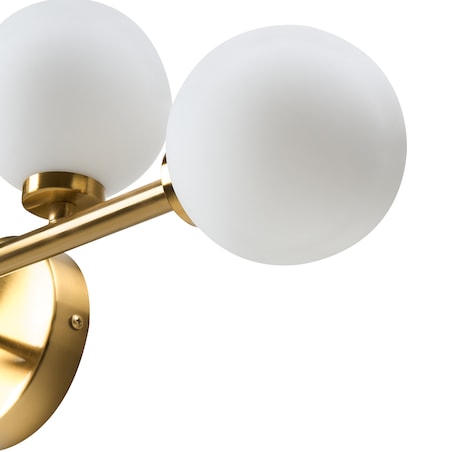 Lampa ścienna MINOTOS Złoty Metal
