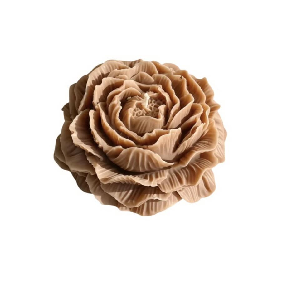 Świeca sojowa ekologiczna dekoracyjna piwonia peonia "Peony Queen" 80x35mm