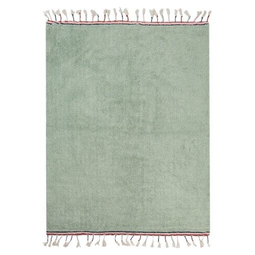 Dywan bawełniany 140 x 200 cm zielony CAPARLI