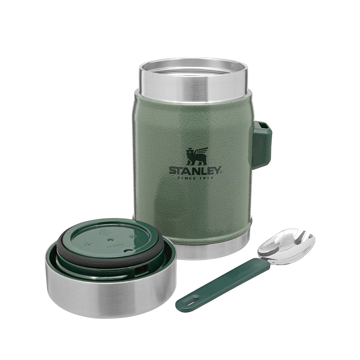 Termos obiadowy ze sztućcem CLASSIC - 0,4 L HAMMERTONE GREEN / Stanley