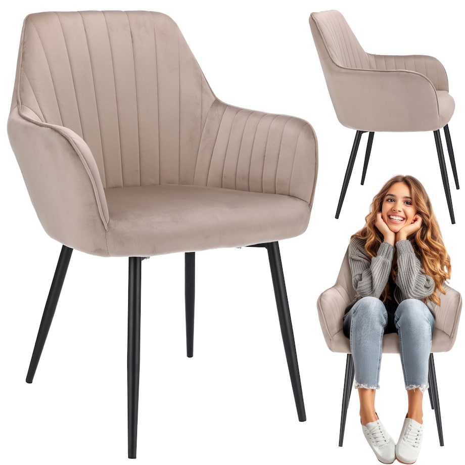 Krzesło Cora Beżowe