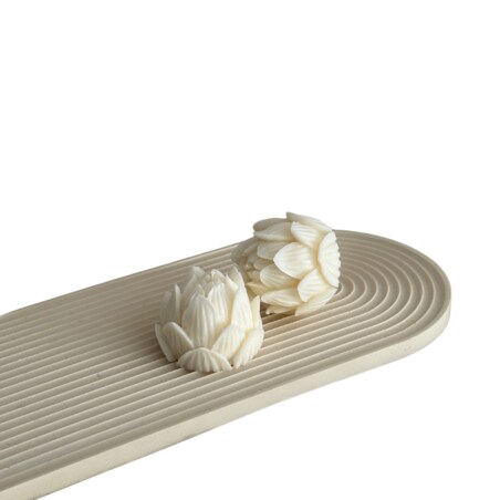 ŚWIECA kwiat LOTOS FLOWER