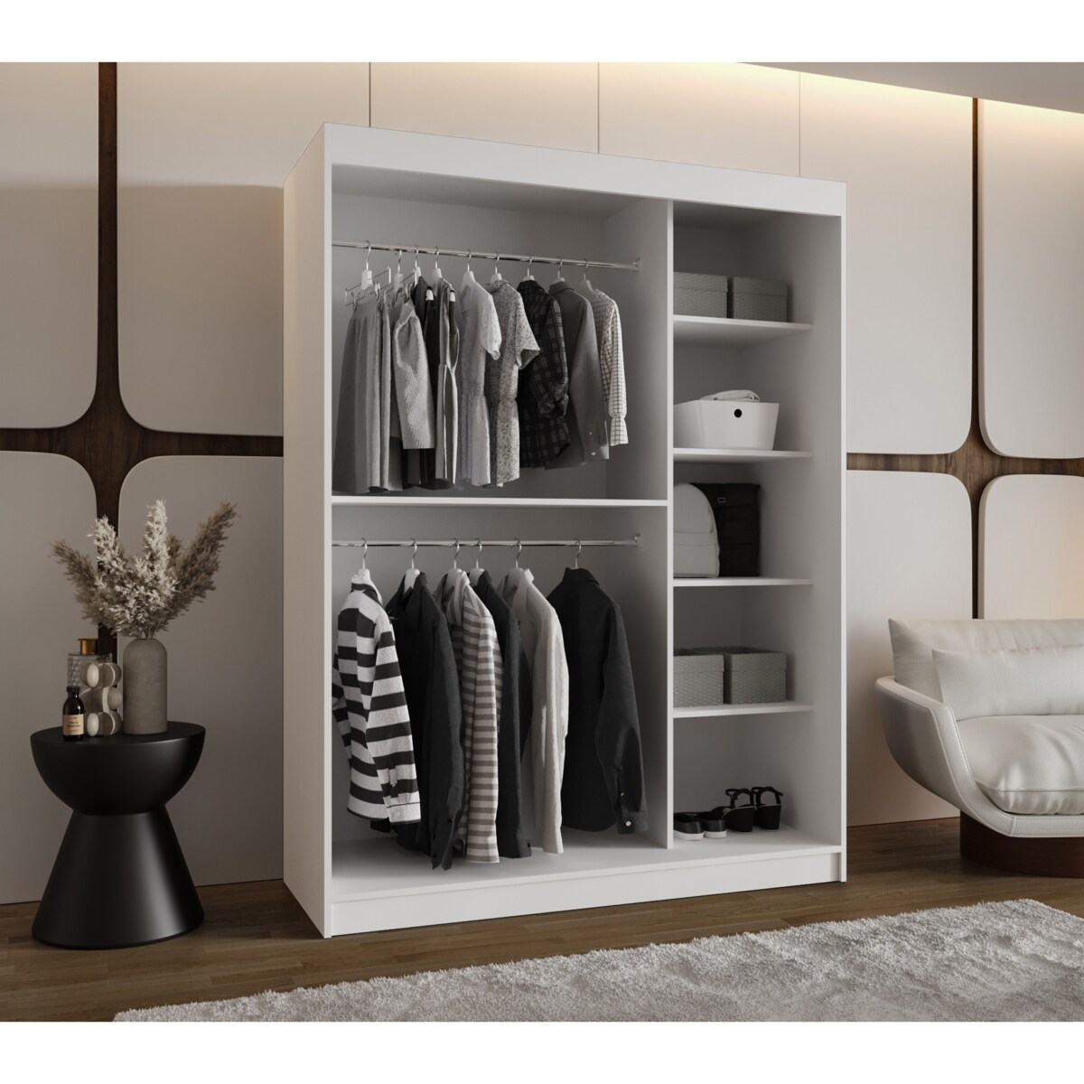 Szafa przesuwna MILO 150 biały