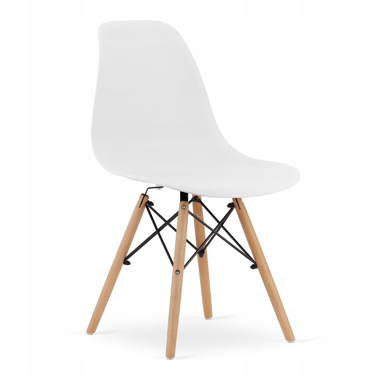 Zestaw Stół Do Jadalni Kuchni Salonu Biura Prostokątny 120X80 Dąb Sonoma + 4 Krzesła Osaka Białe