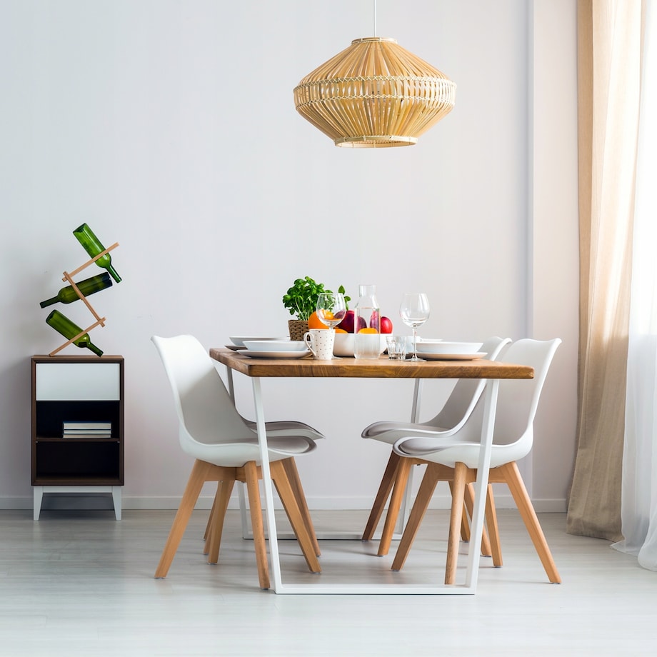 Krzesło skandynawskie OSLO białe wygodne