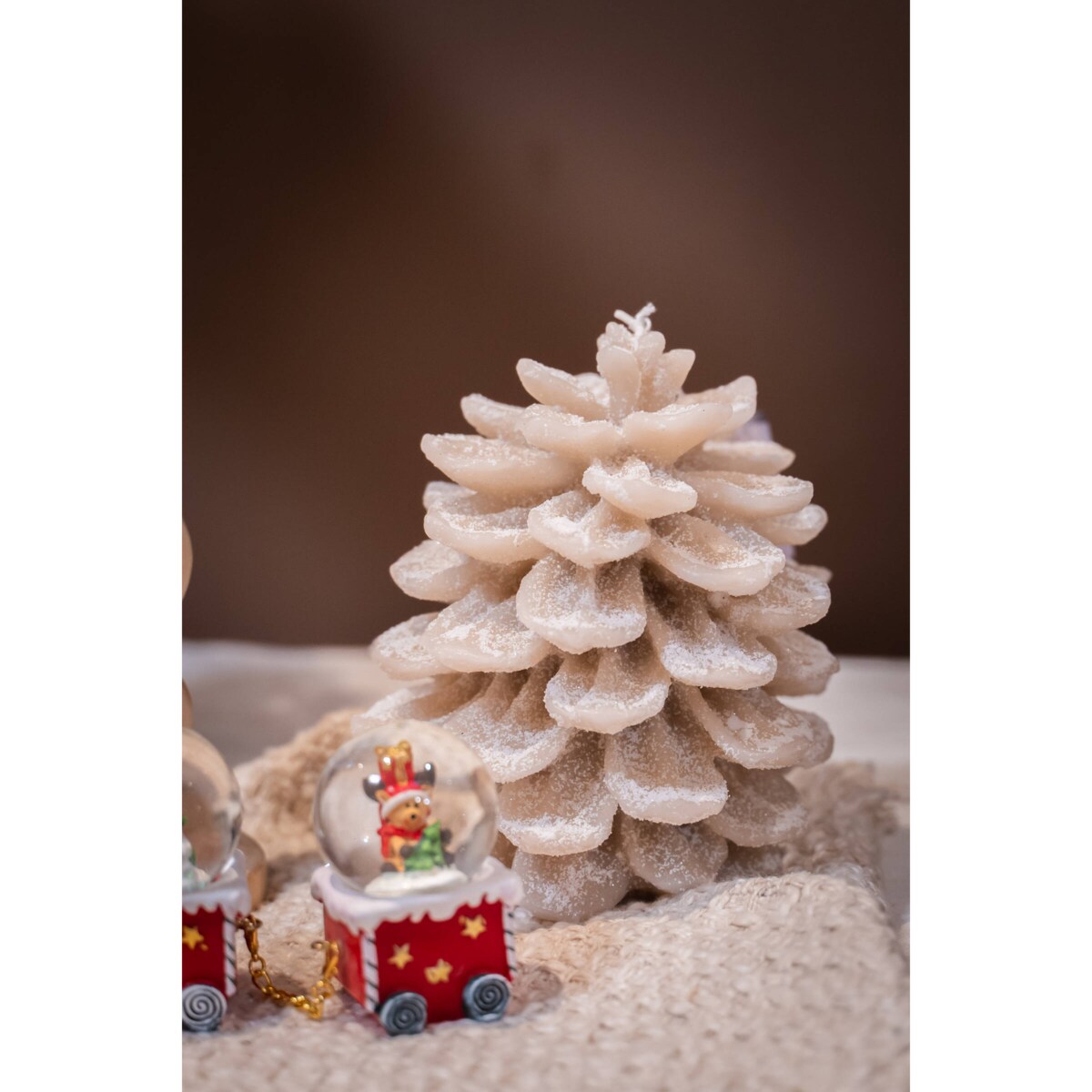 Świeca szyszka, 15,5 cm