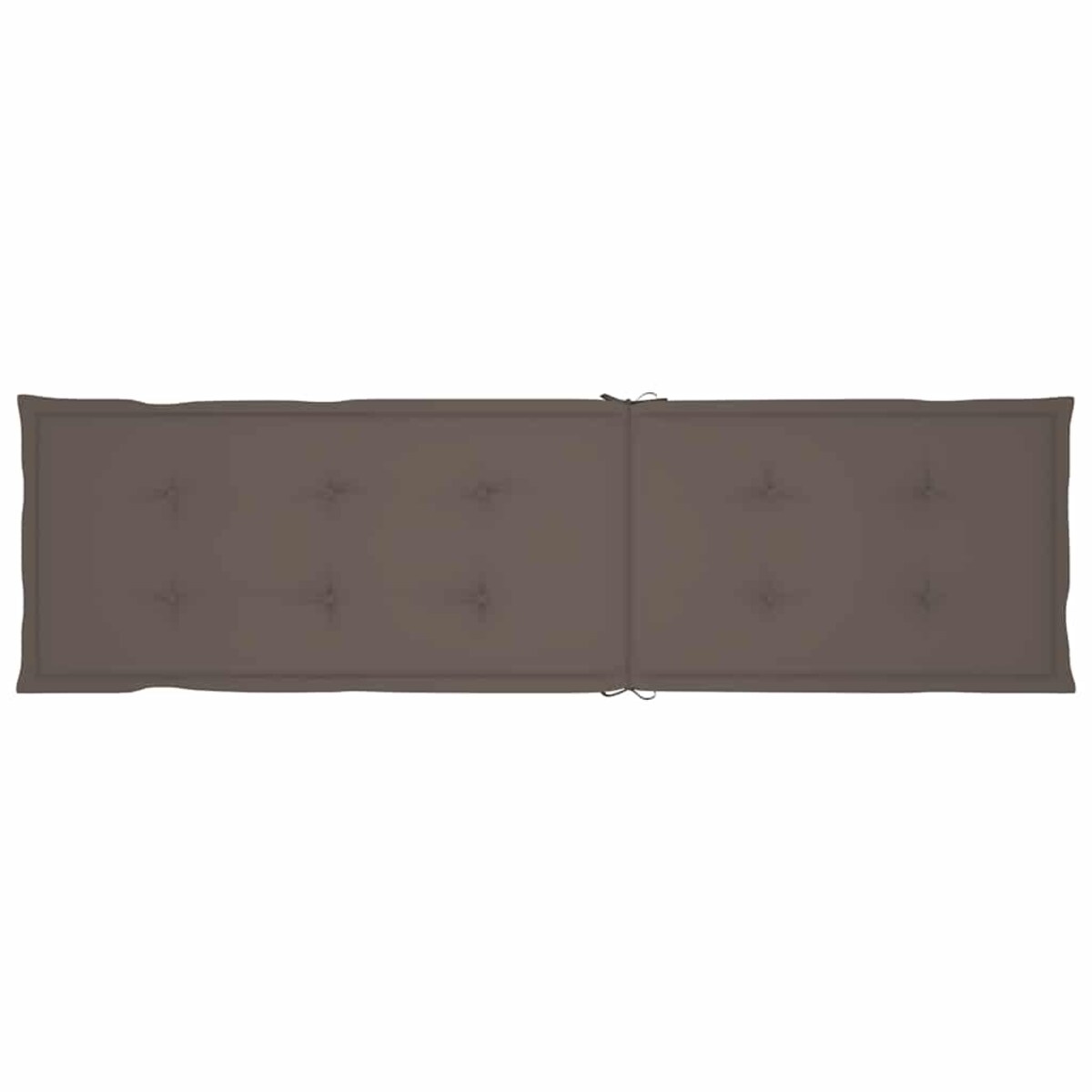 vidaXL Leżak tarasowy z podnóżkiem i poduszką, lite drewno akacjowe