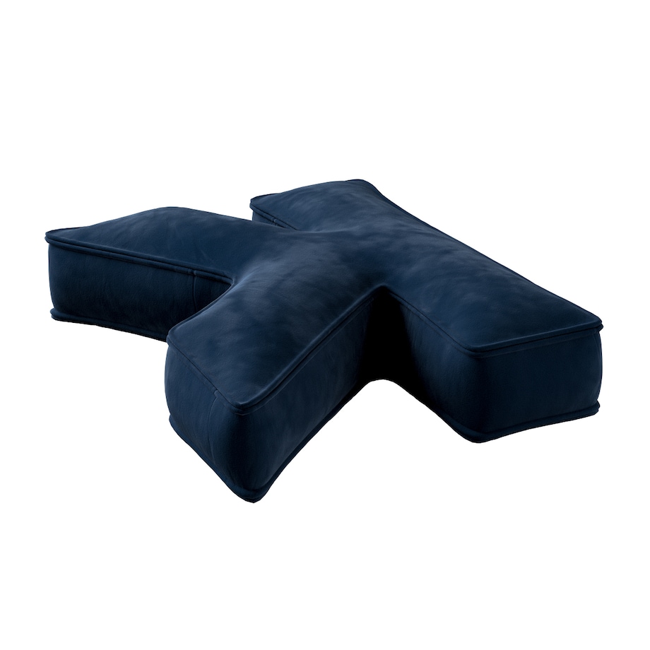 Poduszka literka K, granat, 35x40cm, Posh Velvet