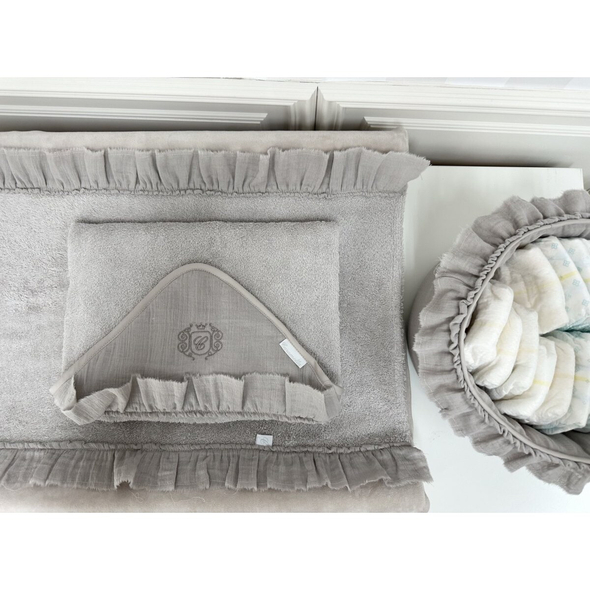 Przewijak welurowy Natural