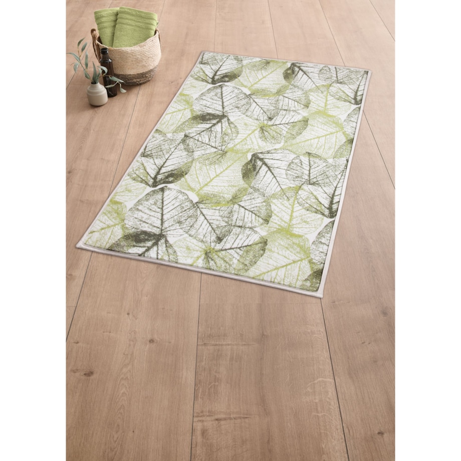 Kleine Wolke Selva Supermiękki Dywanik łazienkowy Zielony 50x 60 cm