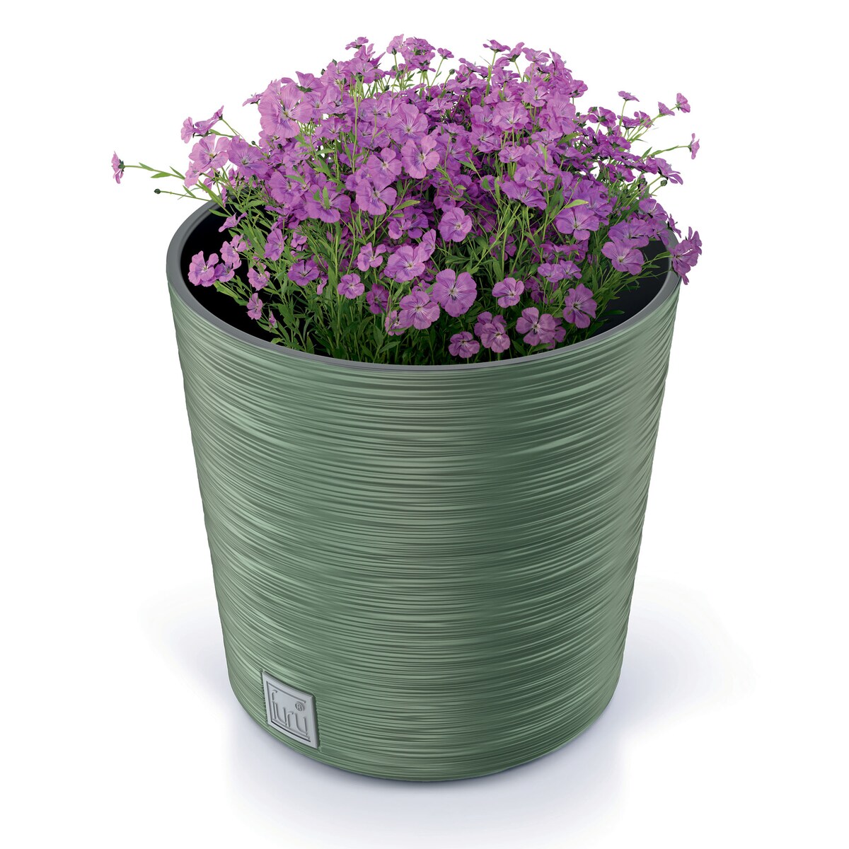 Doniczka Donica Ogrodowa 30 Cm Okrągła Na Taras Do Ogrodu Domu Zielona