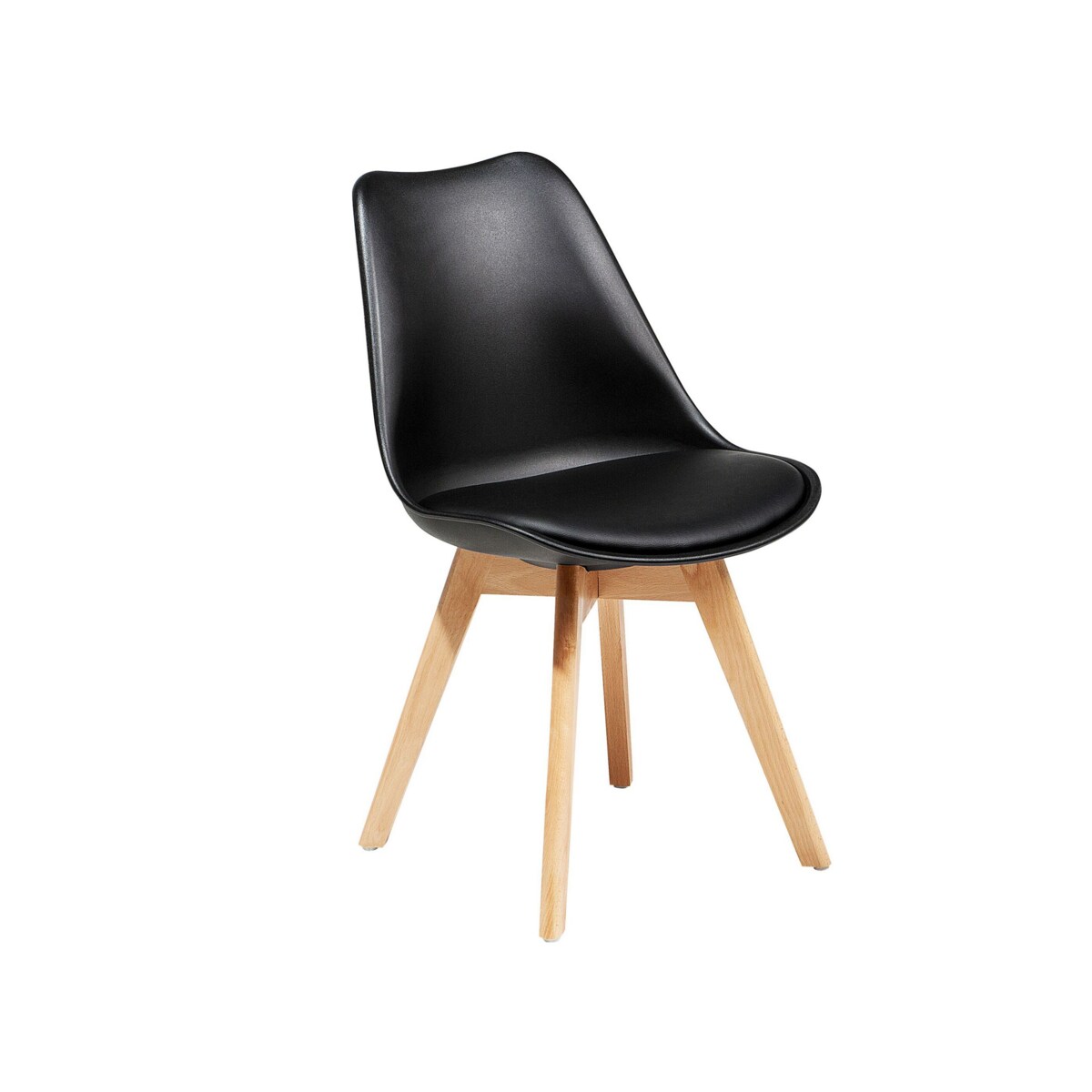 Zestaw 2 krzeseł do jadalni czarny DAKOTA II