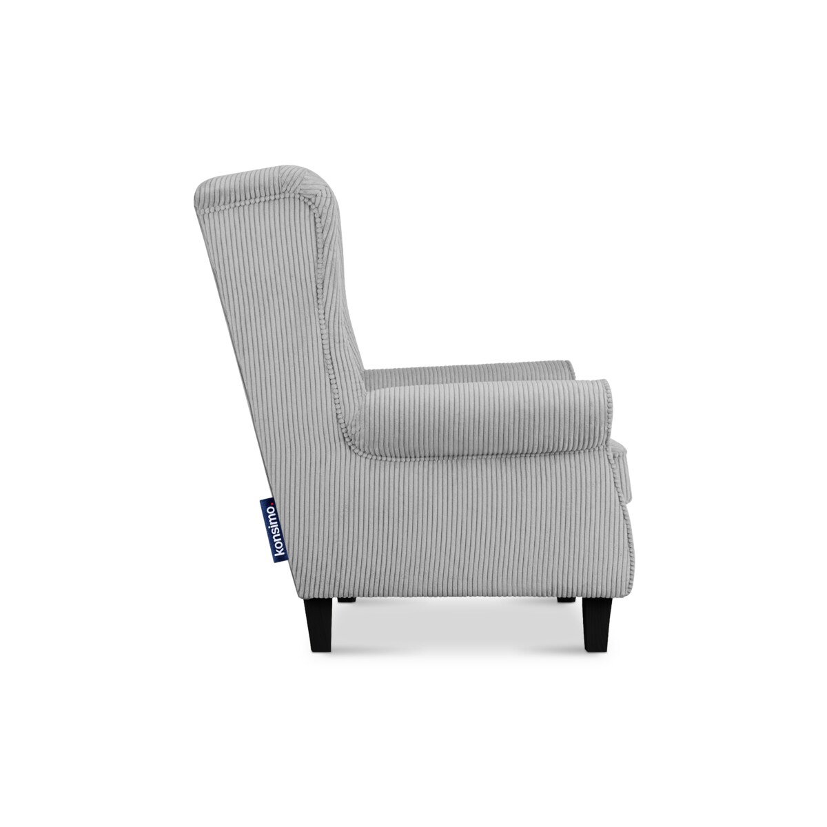 KONSIMO MILES Fotel, kolor Szary