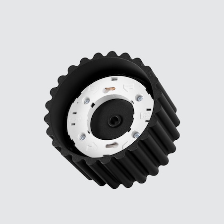 Plafon AURA 1 czarny Gx53