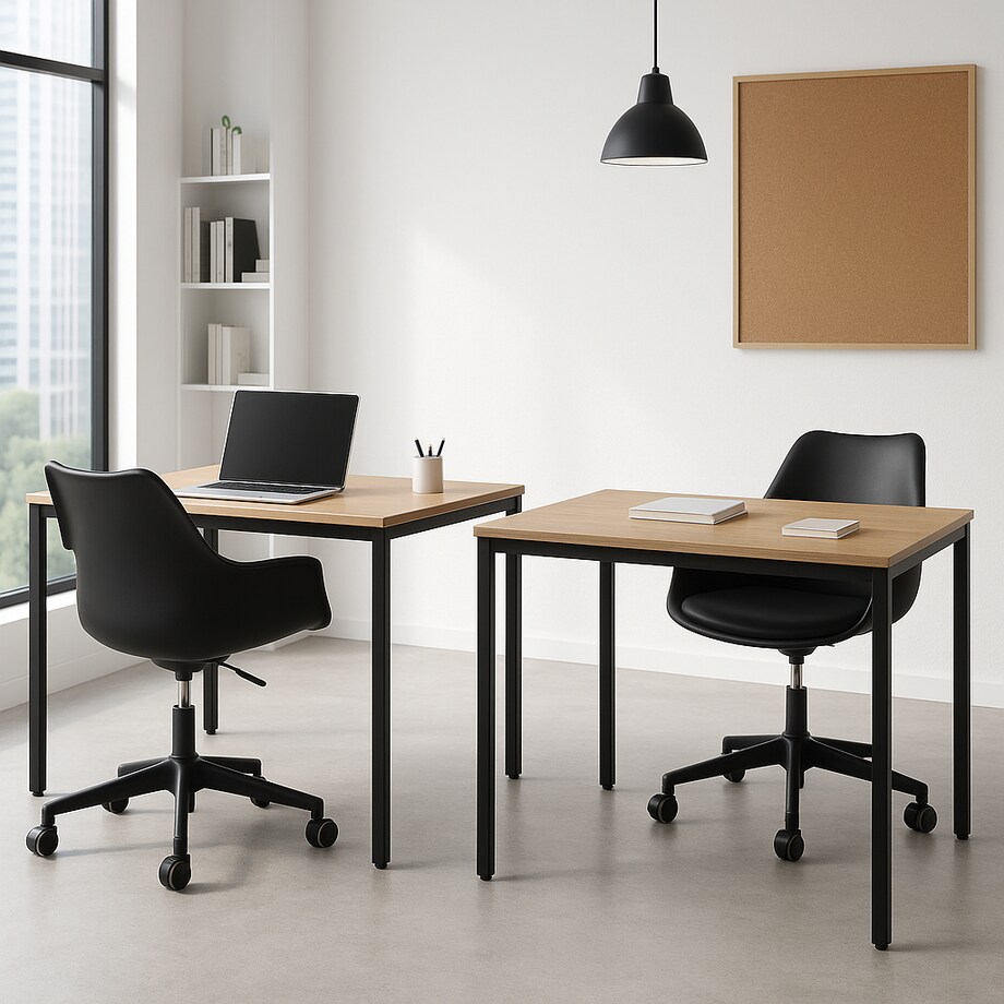 Krzesło obrotowe eleganckie INEZ czarne