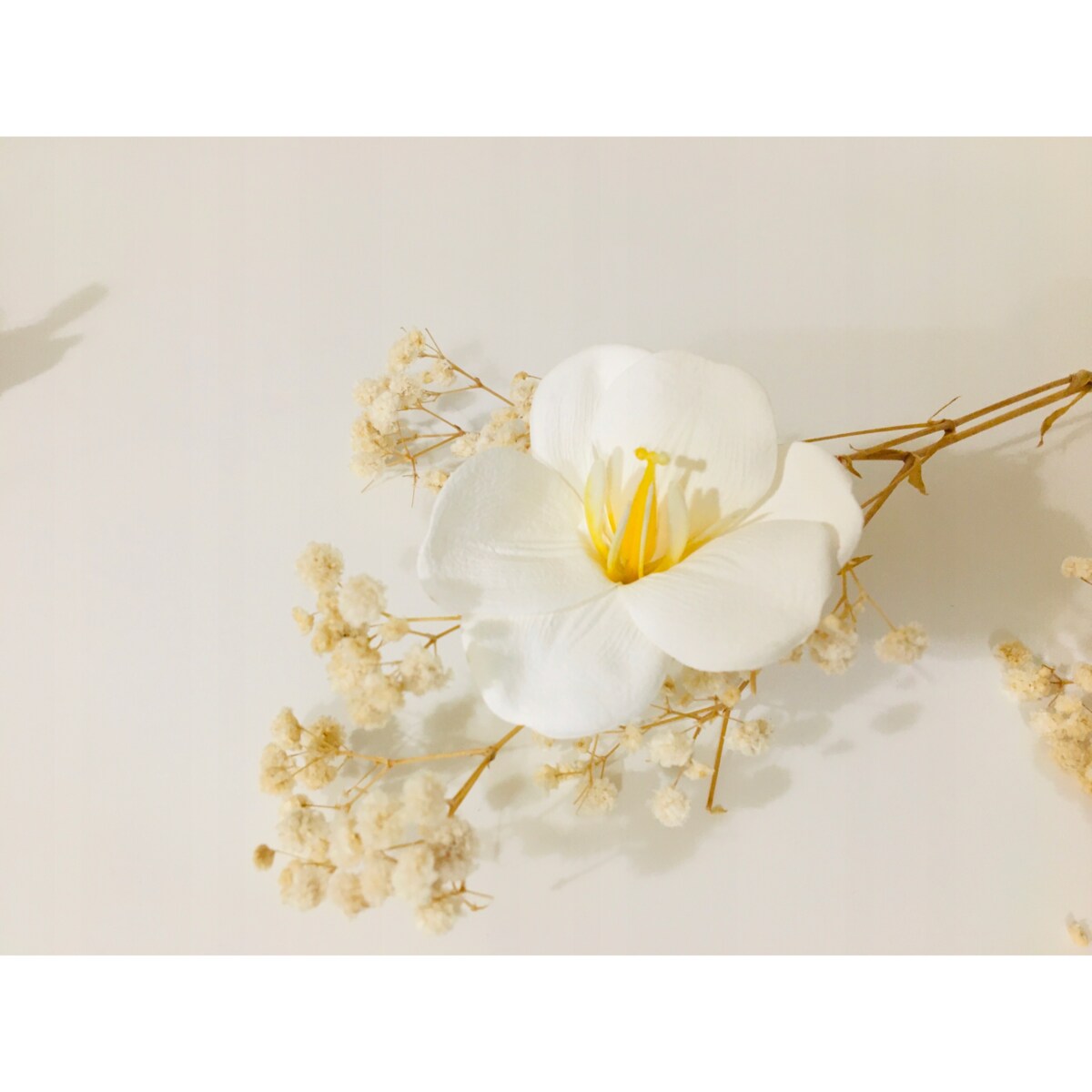 KWIATY MYDLANE MAGNOLIA do bukietów stroika flower box BIAŁA dekoracja