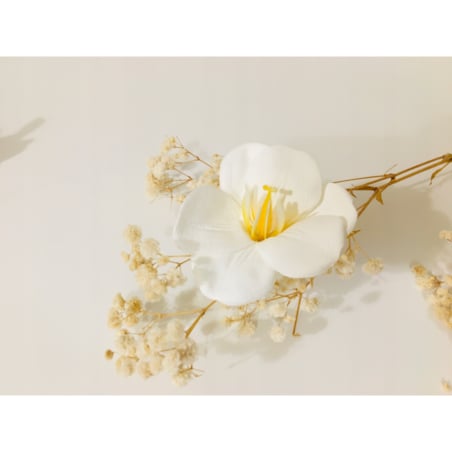 KWIATY MYDLANE MAGNOLIA do bukietów stroika flower box BIAŁA dekoracja