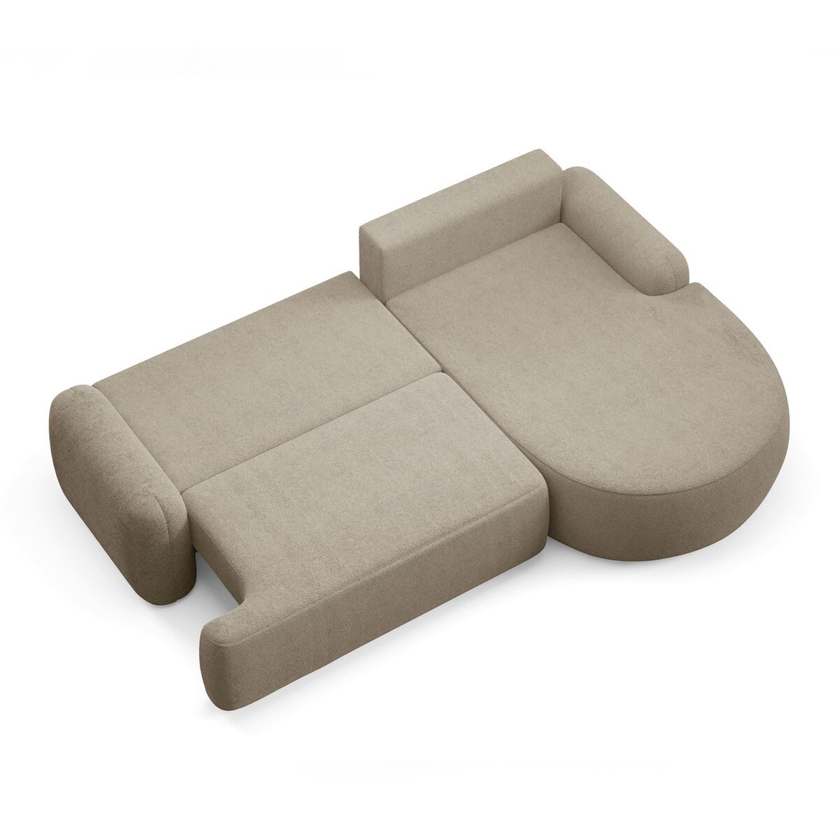 Zaokrąglony narożnik CLEO z funkcją spania, wersja prawa, Quelle 16