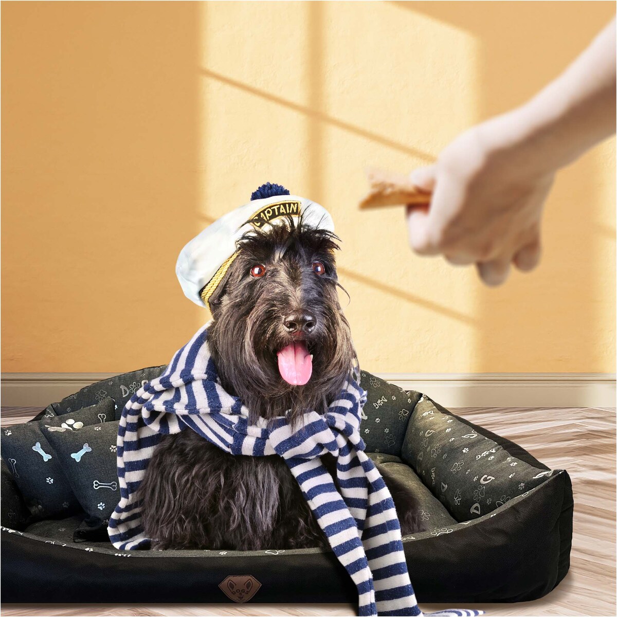 Legowisko Dla Psa Kanapa Posłanie Muszla 115X95 Cm Wodoodporne Poduszki Pikowane Kość Srebrna