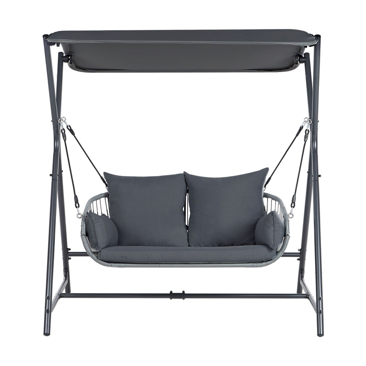 Huśtawka ogrodowa FIASTRA Metal Ciemnoszary