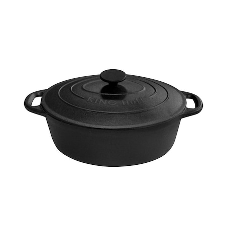Brytfanna żeliwna do pieczenia 6.2L garnek gęsiarka indukcja gaz KINGHOFF