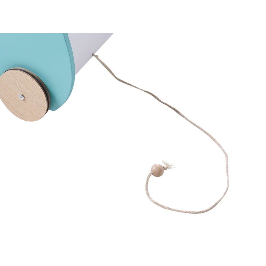 Skrzynia na zabawki na kółkach Wieloryb WOOLI Niebieski