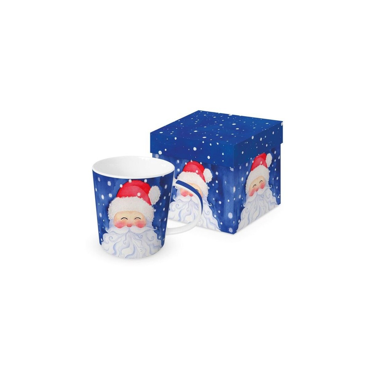 Kubek Porcelanowy w Ozdobnym Pudełku 400 ml, Santa