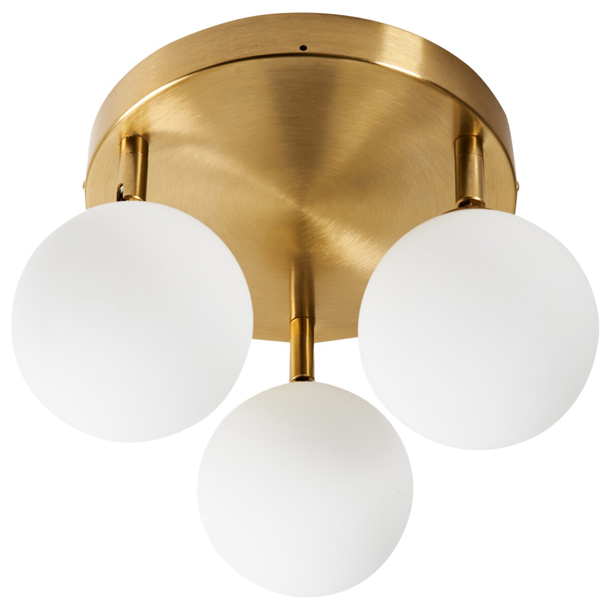 Lampa sufitowa MAVILLA Szkło Mosiężny