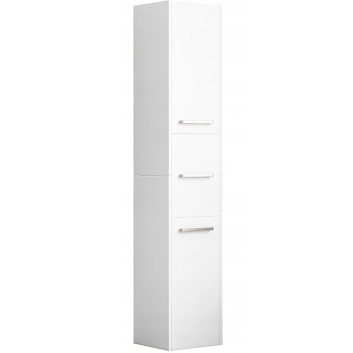 Regał słupek biały nowoczesny stojący wysoki 3 drzwi 170cm szafka zamykana