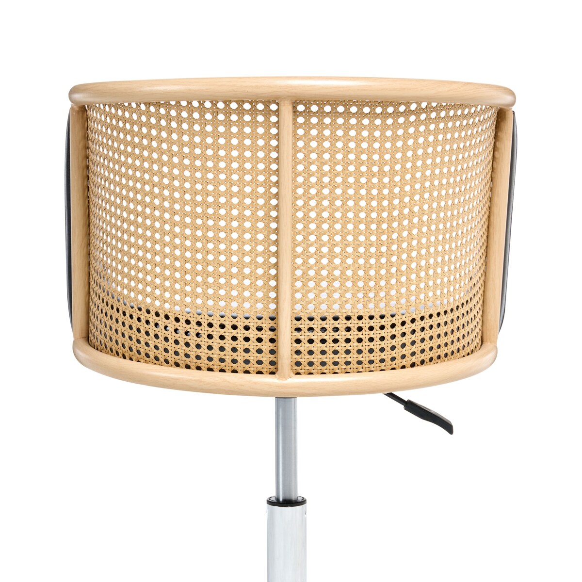 Krzesło obrotowe ELKHART Ekoskóra Czarny