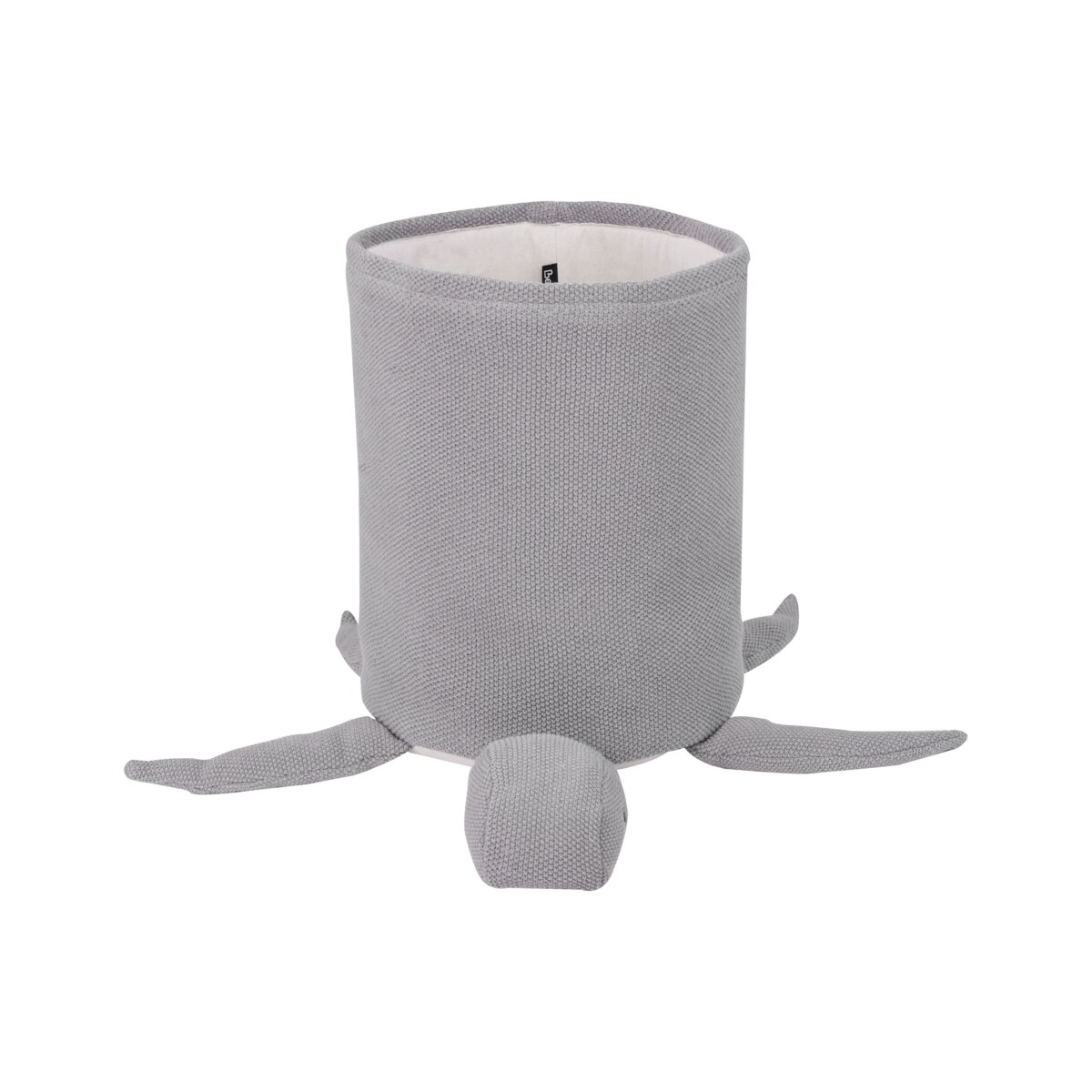 Kosz żółw bawełniany szary TANDA