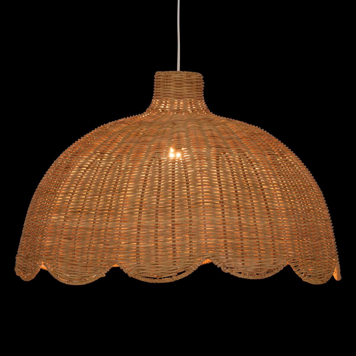 Lampa wisząca MILI, rattanowa, Ø 58 cm