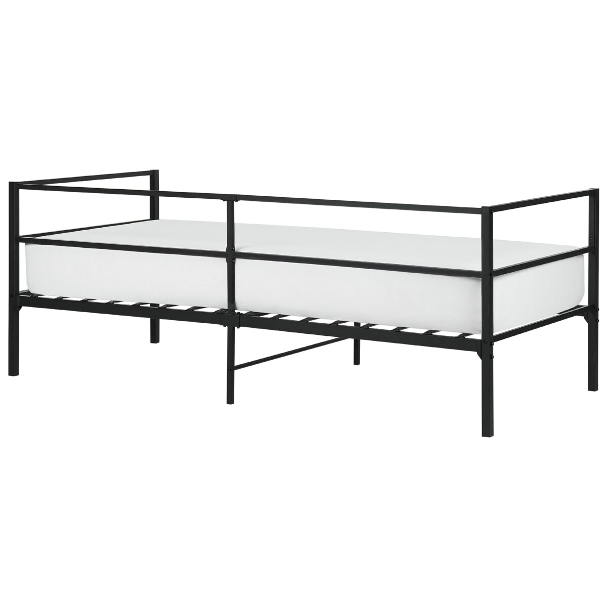 Łóżko Metal BATTUT 90 x 200 cm Czarny