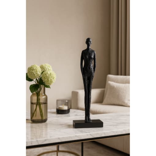 FIGURKA DEKORACYJNA CHRISTIANO CZARNY L