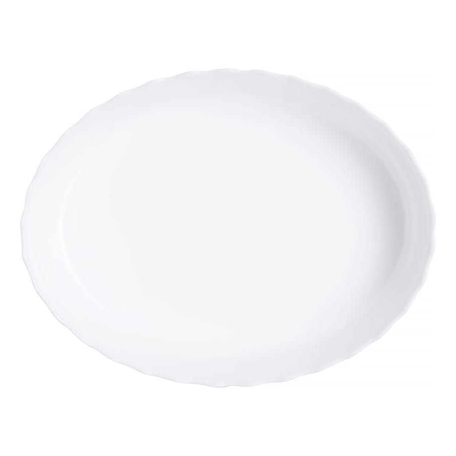 naczynie żaro owalne białe szklane LUMINARC 22 cm