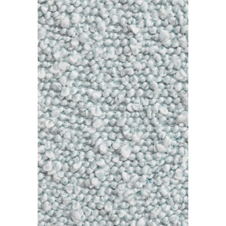 Krzesło do jadalni podłokietnikami, bouclé, błękitne Liara