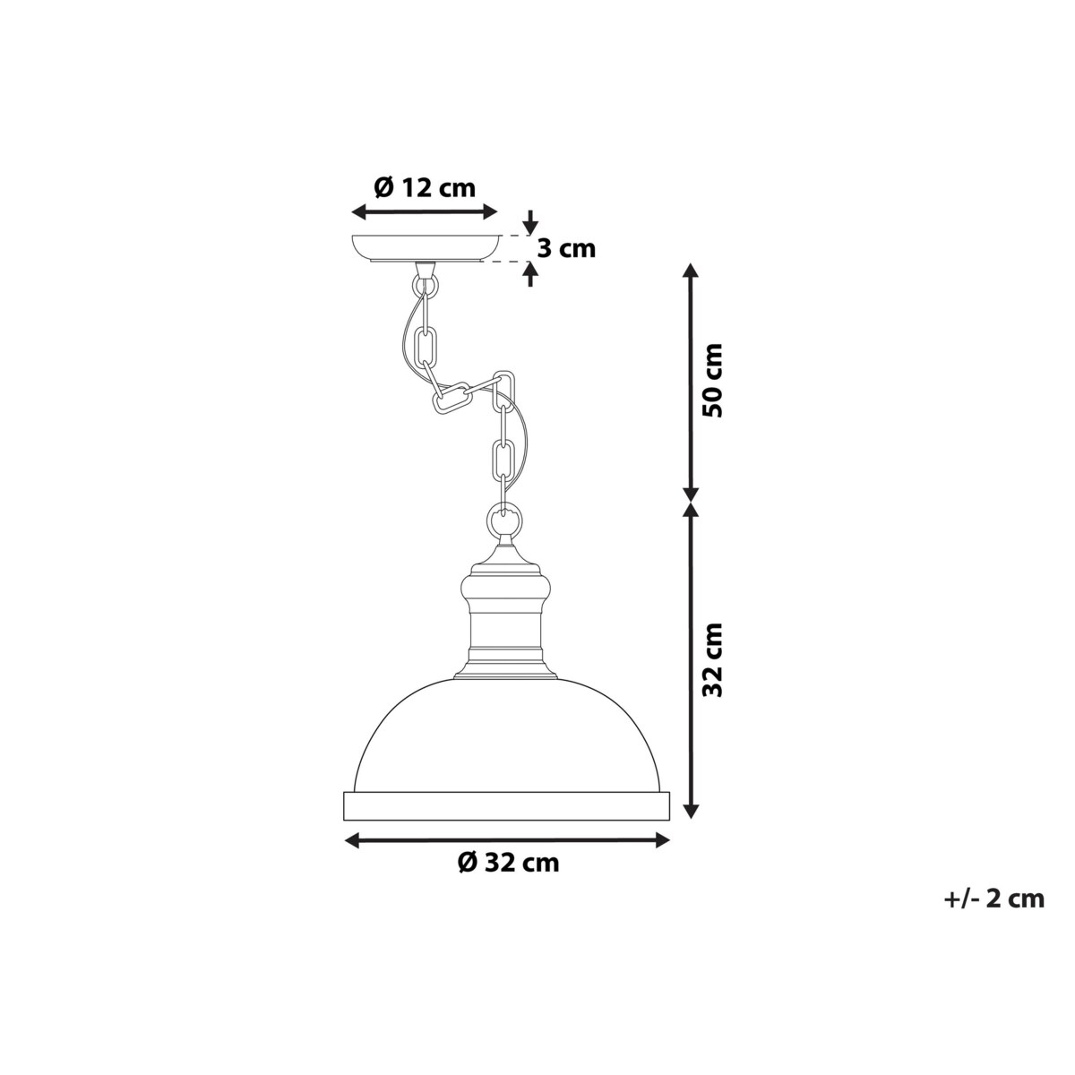 Lampa wisząca Lampa wisząca DIDESSA Beżowy