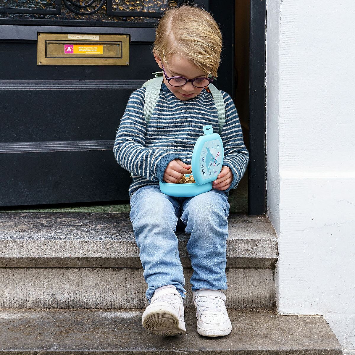 Amuse pojemnik na przekąski okrągły Wieloryb