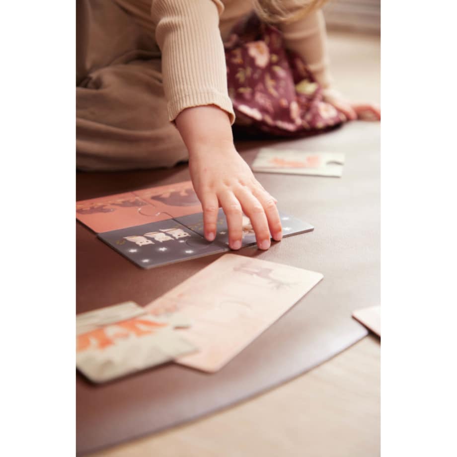 Filibabba Puzzle Mama i dziecko Nordic animals