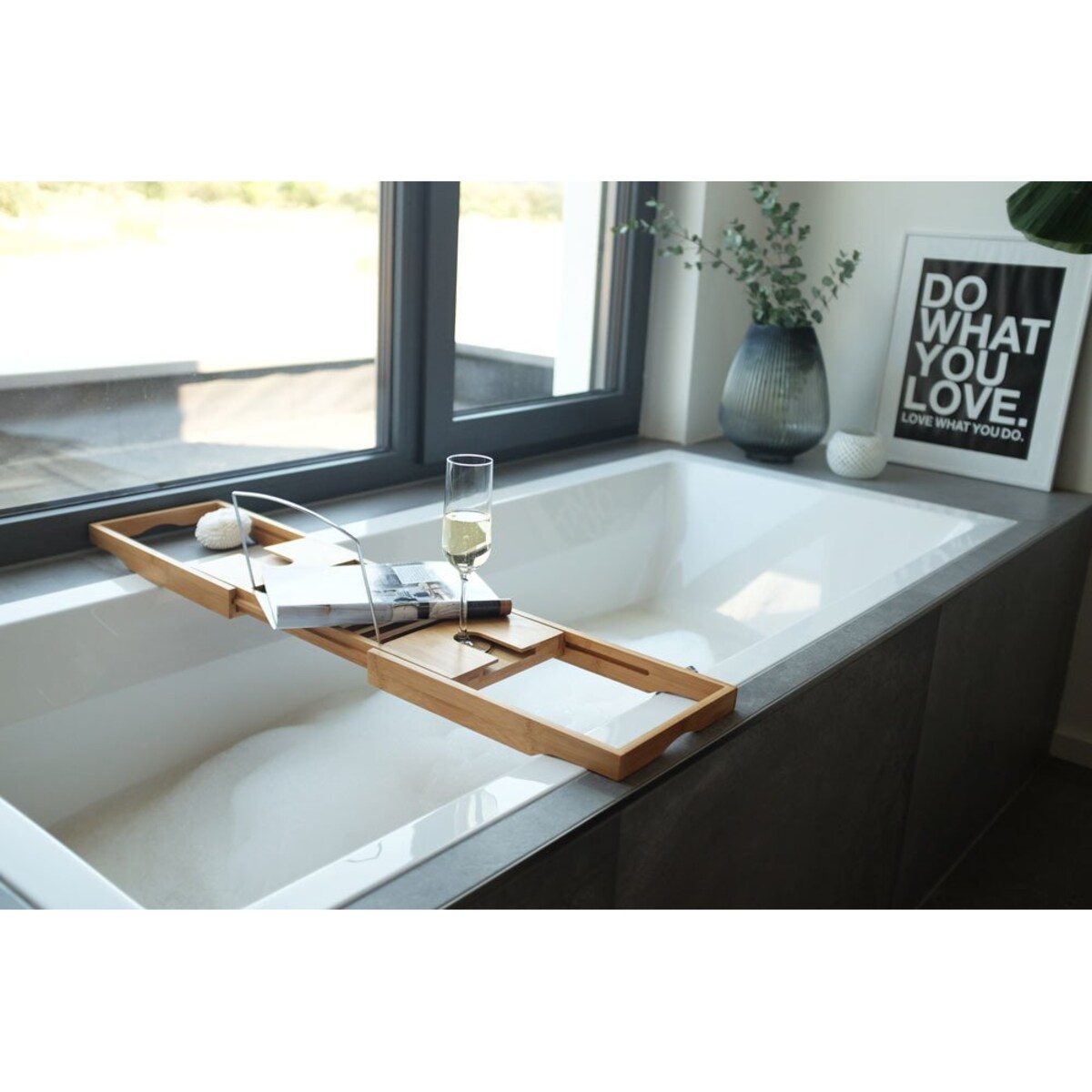 Półka łazienkowa na wannę, 100% bambus, ZELLER