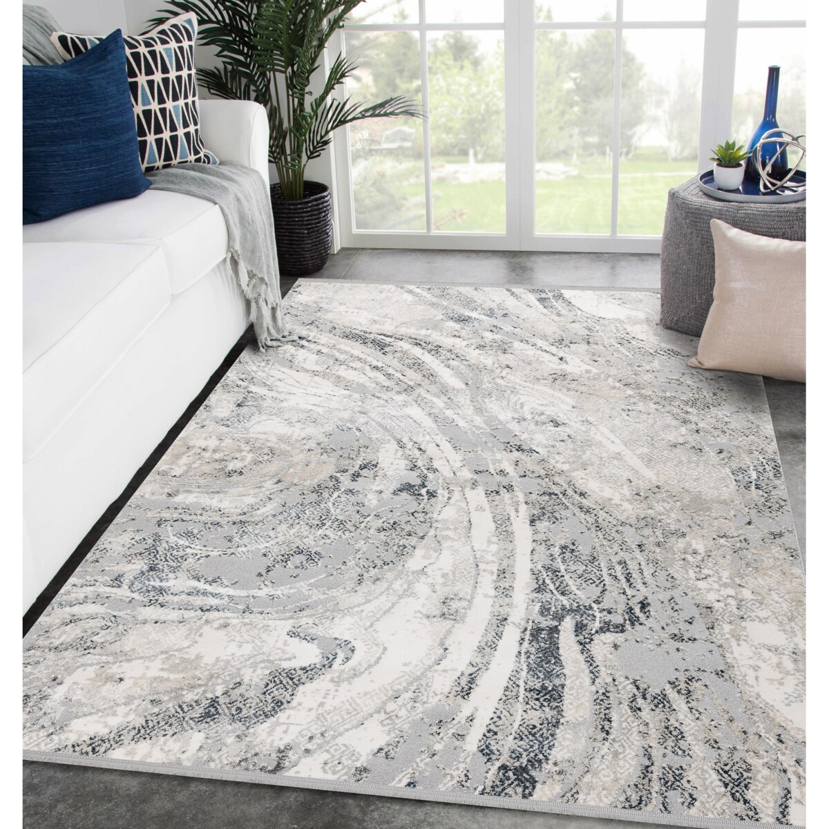 Dywan TULS nowoczesny, strukturalny, frędzle 120x170 cm