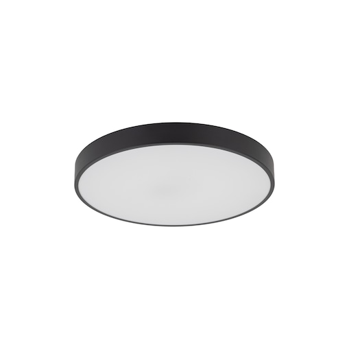 Lampa Sufitowa Łazienkowa Tk Lighting Velis Czarny Plafon Led 30W Ip54 Zmienna Barwa, Ściemniany