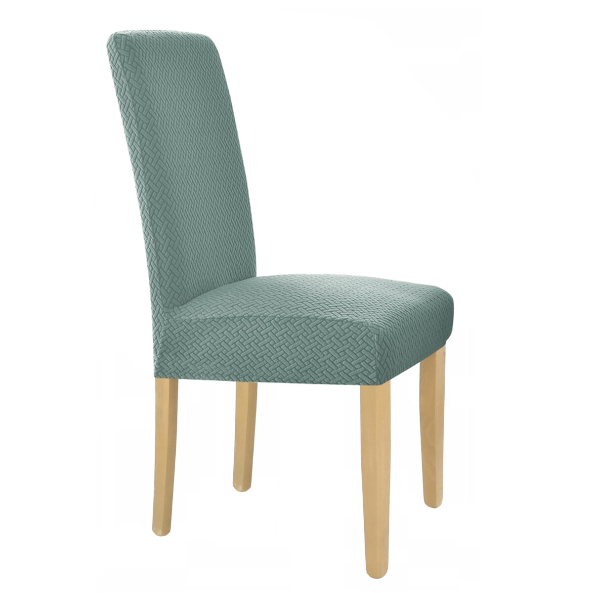 POKROWIEC NA KRZESŁO MIĘTOWY ŻAKARD ELASTYCZNY [10-Z1-MT]